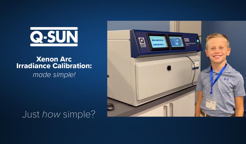 Q-SUN Irradiance Calibration Made Simple